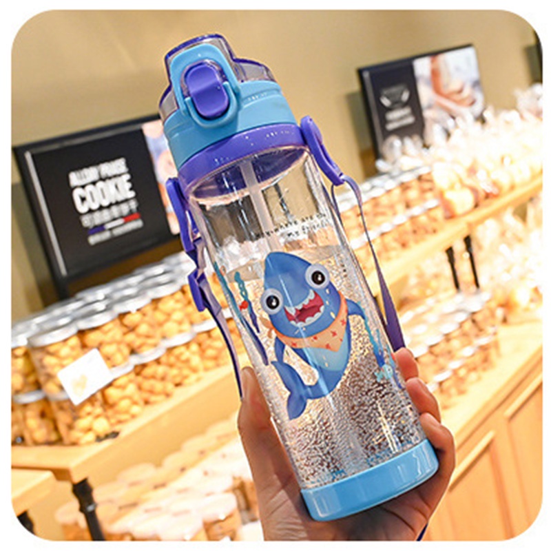 พร้อมส่งกระติกน้ำเด็ก กระติกน้ำ กดหลอดเด้ง มีสายสะพาย กระบอกน้ำเด็ก กระติกน้ำหลอดเด้ง ลายการ์ตูนสุดฮิต - รูปที่ 7