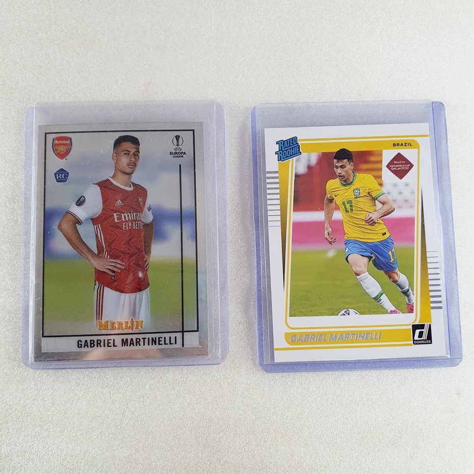 การ์ด Martinelli RC True Rookie Card Topps Merlin Chrome การ์ดนักฟุตบอล การ์ดนักบอล การ์ดฟุตบอล Topp