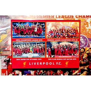 กรอบรูป หงส์แดง ลิเวอร์พูล Liverp pool  4 Champ 2019