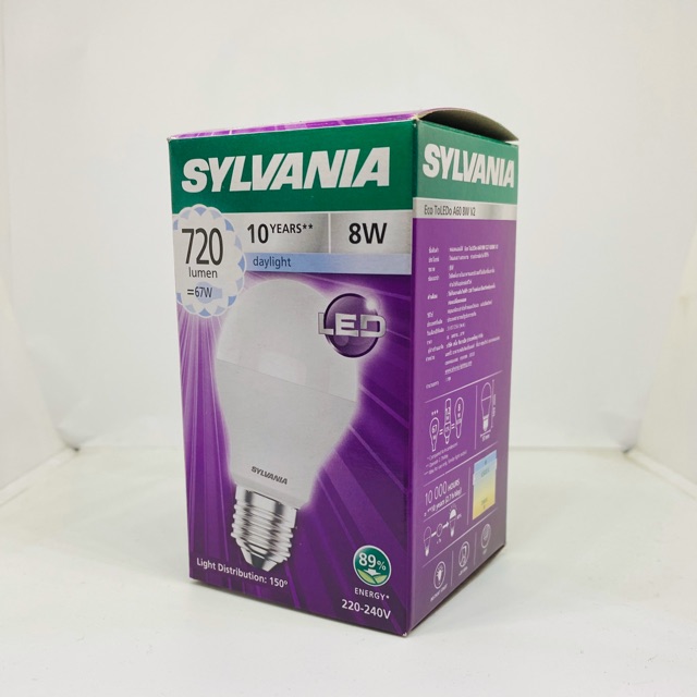 Sylvania หลอด LED BULB 8W ขั้ว E27