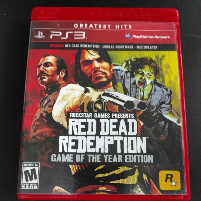 แผ่นแท้ PS 3 : RED DEAD REDEMPTION (มีแผนที่)