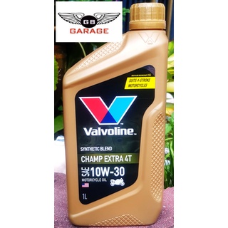 น้ำมันเครื่อง VALVOLINE CHAMP EXTRA 4T 10W-30 ขนาด 1ลิตร