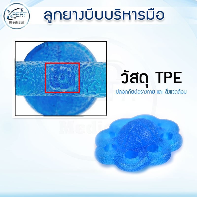 ที่บริหารมือ รูปดอกไม้ XT360 เนื้อเจล ลูกยางบีบบริหารมือ บริหารนิ้วมือ ที่กายภาพบำบัดนิ้วมือ ลูกยางมือบีบบริหารข้อมือ