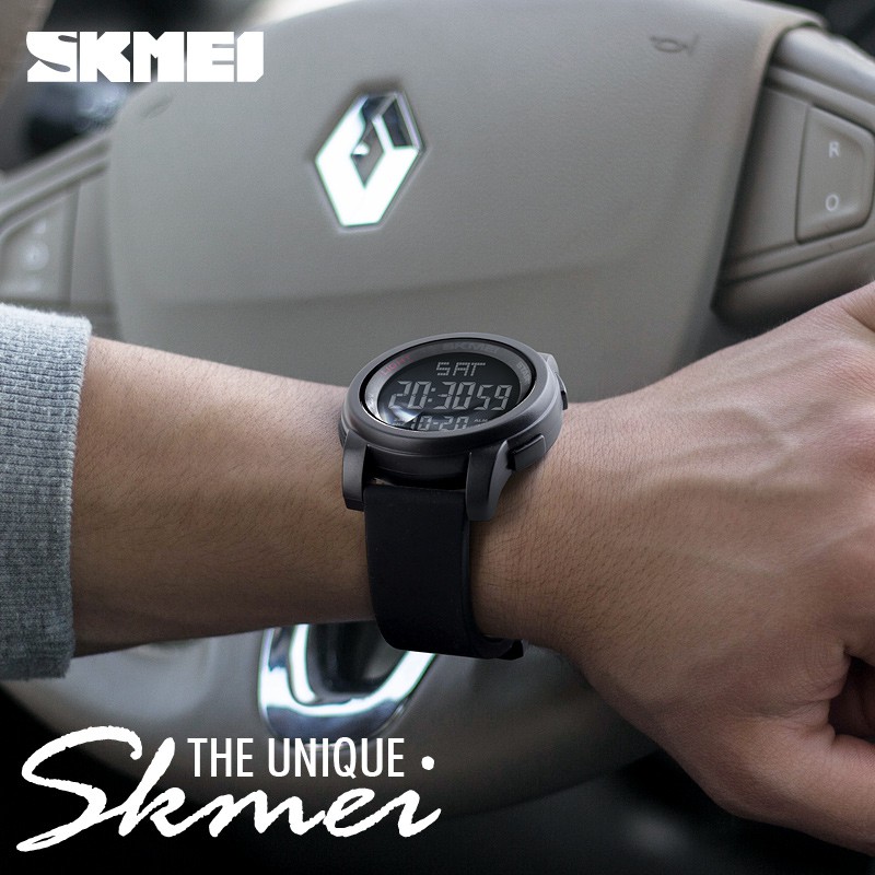 Skmei 1257 นาฬิกาข้อมืออิเล็กทรอนิกส์ อเนกประสงค์ สไตล์สปอร์ต สําหรับผู้ชาย นักเรียน ขายดี