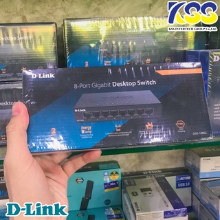 D-LINK DGS-108GL 8 Port Gigabit Metal Unmanaged Desktop Switch 10/100/1000 Mbps