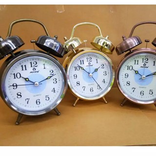 MAGIC นาฬิกาปลุกเสียงกระดิ่ง ปรับเสียงได้2แบบ มีไฟหน้าจอ ตั้งโต๊ะ TWIN BELL&amp; ALARM CLOCK MC-2080