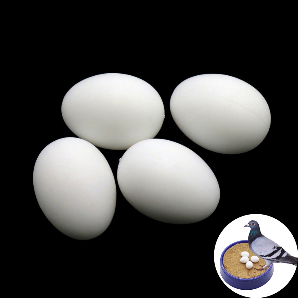 10 ชิ้นจําลองนกไข่ไข่นกพิราบปลอมเครื่องมือการเกษตร Avi Nest Hatching ไข่