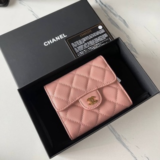 NEW CHANEL SHORT WALLET WALLET CAVEAR