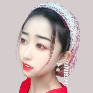 🚗พร้อมส่ง🚗หมวกมุสลิมพร้อมที่คาดผมฝอยและขอบผม cap หมวกแบบชิ้นเดียว