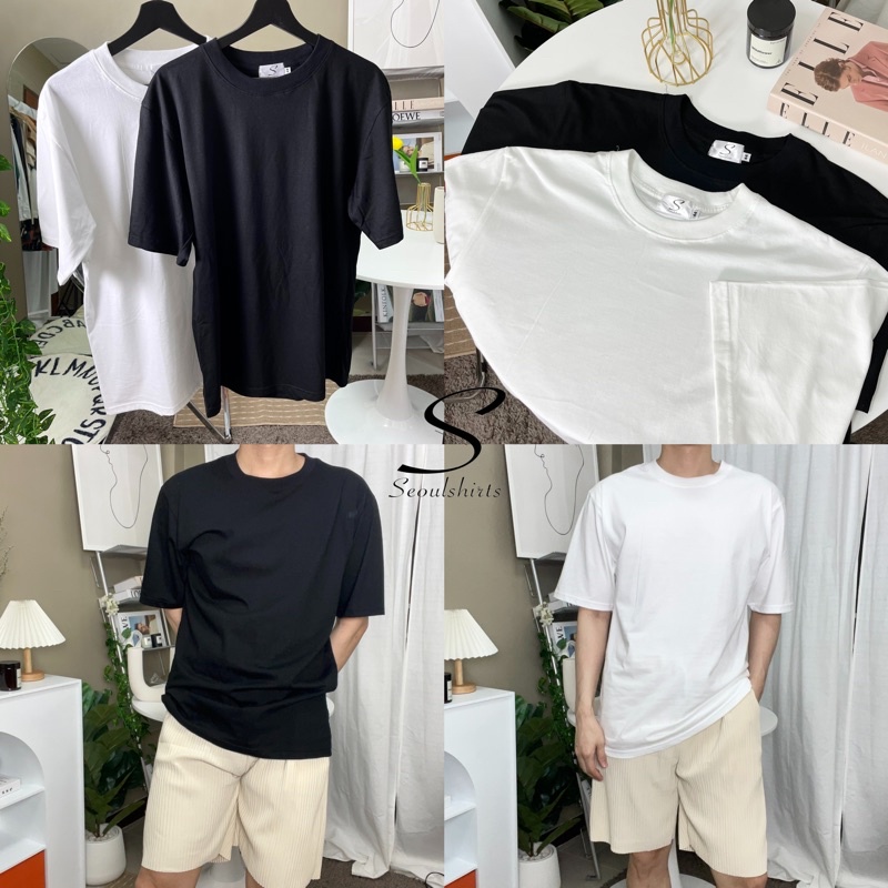 T1: พร้อมส่ง! เสื้อยืดสีพื้น แขนสั้น ผ้า Cotton 100% สั่งทอพิเศษที่นี่ที่เดียว หนานุ่มไม่บาง เสื้อใส่อยู่บ้าน ใส่เที่ยว