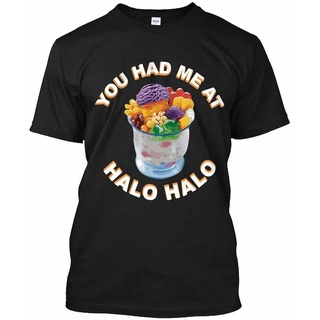 เสื้อยืดครอปเสื้อยืด พิมพ์ลาย You Had Me At Halo Halo Philippines Filipino Food สไตล์คลาสสิก ไม่ซ้ําใคร สําหรับผู้ชาย 36