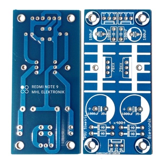 78xx 79XXX พาวเวอร์ซัพพลาย PSU PCB แบบอสมมาตร สองชั้น