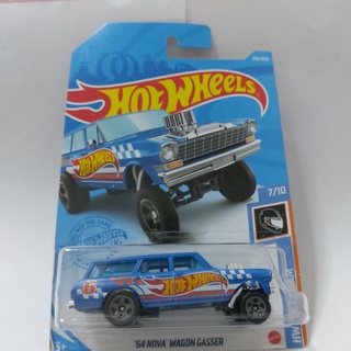 รถเหล็ก Hotwheels 64 NOVA WVAGON GASSER (ib29)