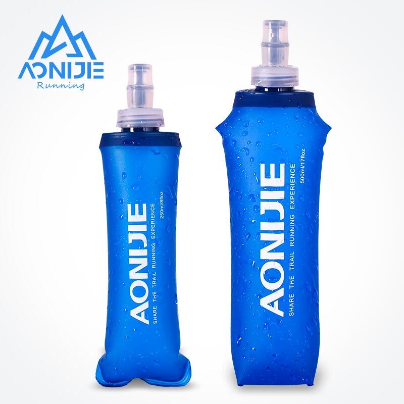 Aonijie SD09 ขวดน้ํา TPU แบบนิ่ม พับได้ 250 มล. 500 มล. สําหรับวิ่ง ไฮเดรชั่น
