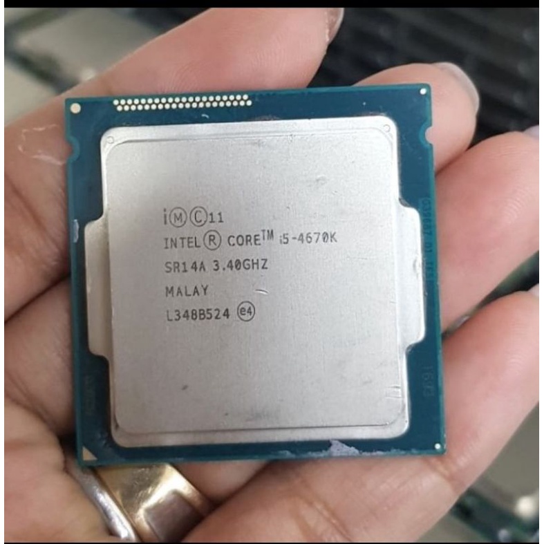 INTEL CORE i5 4670k PROCESSOR + พัดลมเดิม 1150
