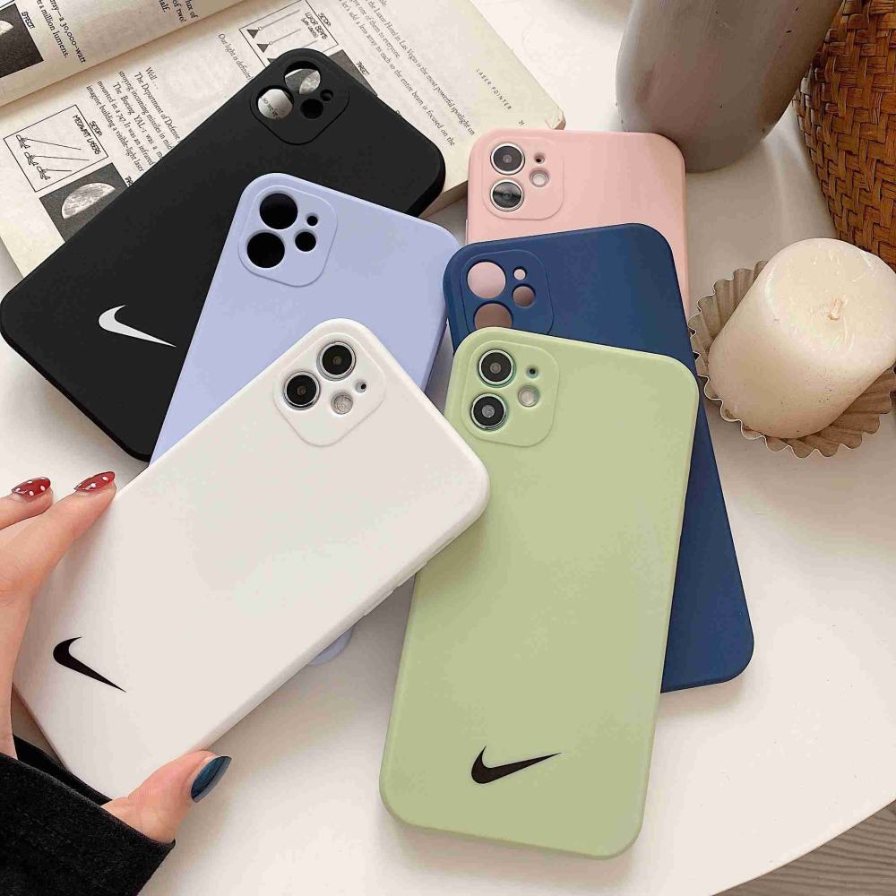 เคสโทรศัพท์มือถือ TPU นิ่ม เนื้อแมตต์ ลาย Nike สไตล์เกาหลี สําหรับ iPhone 11 Pro 11 Promax Case 6 6s 7Plus 8Plus X XS XR XSMAX SE 2020