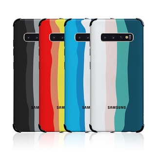 Shockproof Armor Case Samsung Galaxy S10 Plus S10E S10+ Casing Transparent Hard PC Cover