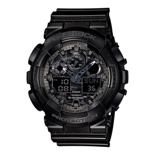 [Casio] G-SHOCK แท้100% นาฬิกาสำหรับผู้ชายลายพรางที่กันน้ำได้มัลติฟังก์ชั่นกีฬานาฬิกา (GA-100 GA-100CF-1A)