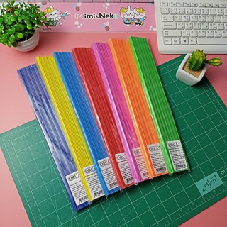 สันรูด สันรูดสีพื้น 3 มิล 12ชิ้น/แพ็ค