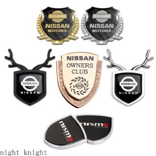 สติกเกอร์ลายอัศวินสําหรับตกแต่งรถยนต์ nissan nismo x - trail qashqai vers