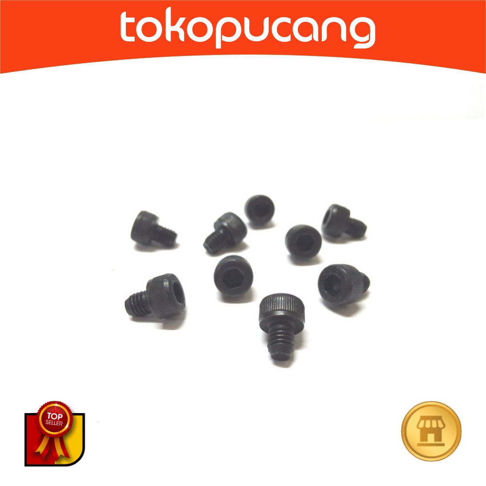 สกรูหัวจม / Bolt L M5x6, M5 x 6 - P0.80, 12.9