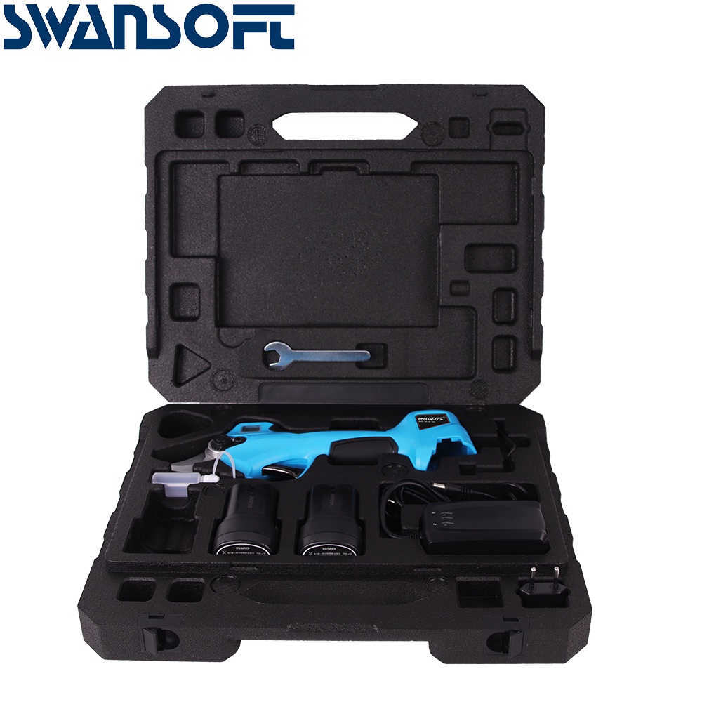 มีดทำสวน：SWANSOFT Electric runing Shears Cordless Garden ower Tool 16 ...