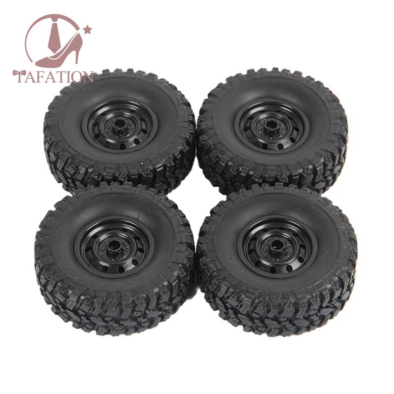 4Pcs 65mm Tire Tyres Wheel for MN D90 D99S MN-90 MN91 MN98 MN99S WPL C14 C24 C24-1 C34 B14 B24 B36 R