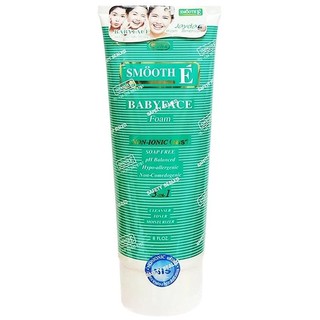 โฟมล้างหน้า สมูท อี เบบี้เฟซ Smooth E Babyface Foam 8 FL.OZ (228 g.) x 1 หลอด