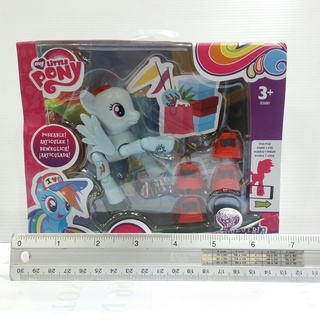 8 cm MY LITTLE PONY Action Figure EXPLORE EQUESTRIA POSEABLE Daisy มายลิตเติ้ลโพนี่ Rainbow Dash เรนโบว์ แดช