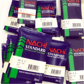 Nachi ดอกสว่าน นาชิ 4.0 มิล - 4.9 มิล เจาะเหล็ก ( ราคาต่อ 1 ดอก)