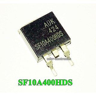 (1ตัว) SF10A400HDS , 400V, 10A ULTRAFAST RECOVERY RECTIFIERS TO-263 (รหัสสินค้า M00039)