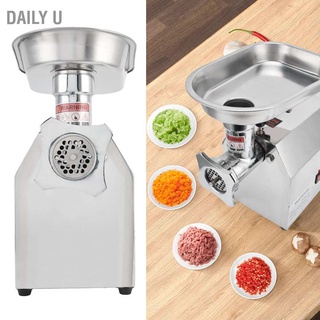 Daily U Meat Grinder Stainless Steel Electric Commercial Household Large‑Capacity Fast Table Mincer EU 220V