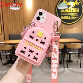 Luxury Bag Casing Xiaomi Redmi 10 9T 9 9C 9A 8 8A 7 7A Note 10 Pro Max 10s 9T 9 8 7 6 5 Pro Max 9s 8T Poco X3 Soft Wallet Phone Case With Lanyard