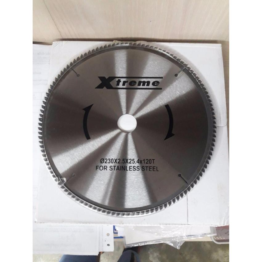 XTREAME ใบเลื่อยชนิดพิเศษ สำหรับตัดแสตนเลส ขนาด 9 นิ้ว จำนวนฟัน 120 ฟัน รู 25.4 มิล ฟันคม ลับคมได้
