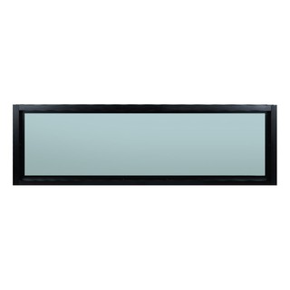 Aluminum light channel ALUMINUM FIXED WINDOW ONE STOP F8 120X40CM BLACK Window door accessories Door window ช่องแสงอลูมิ