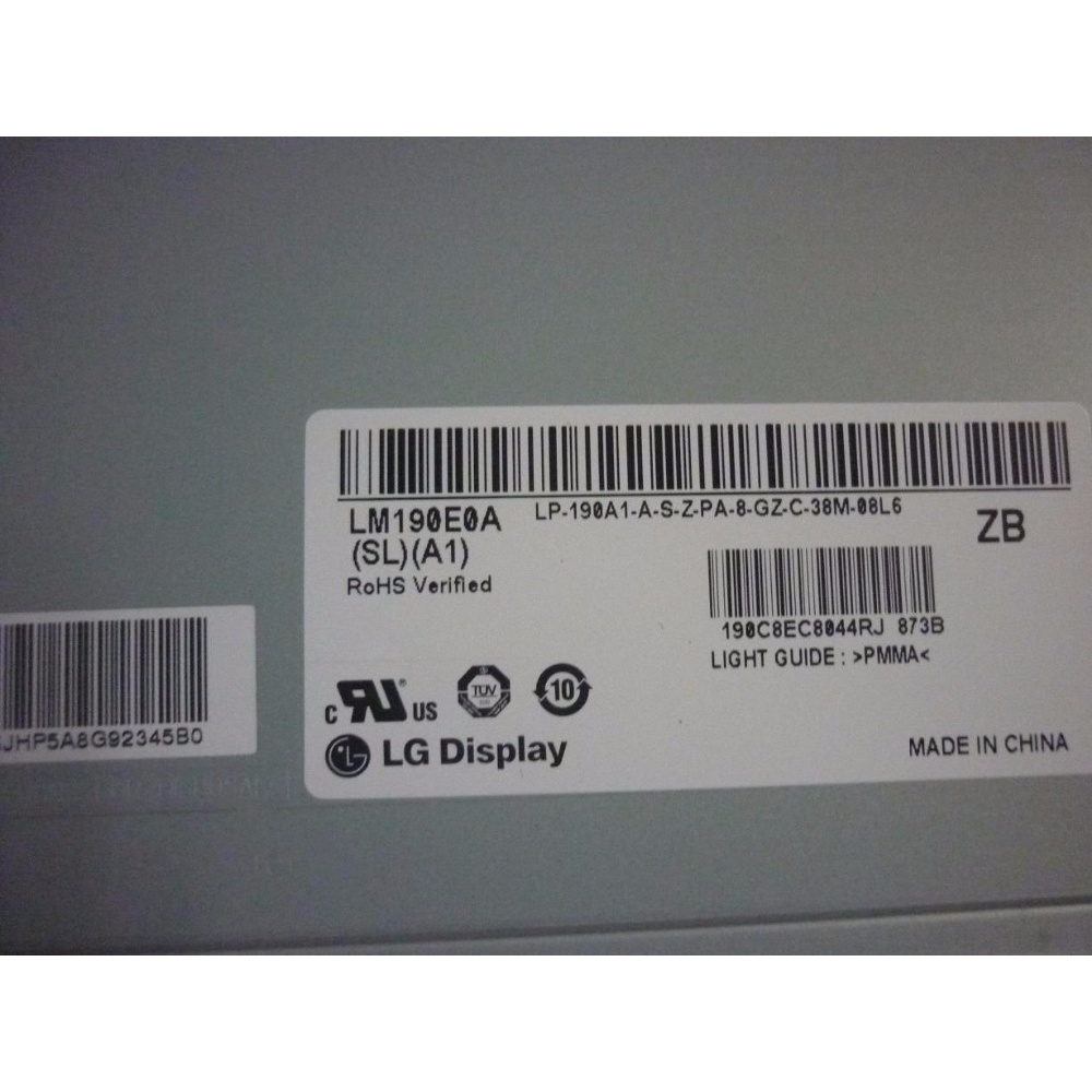 LM190E0A-SLA1 LM190E0A(SL)(A1) หน้าจอแสดงผล LCD สินค้าของแท้ในสต็อก