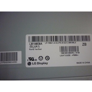 หน้าจอแสดงผล LCD SZ LM190E0A-SLA1 LM190E0A(SL)(A1)