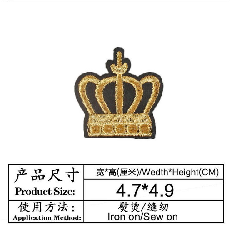 ด้ายทองด้ายเงิน Preppy สไตล์ Badge Epaulette Armband รูปที่ 5