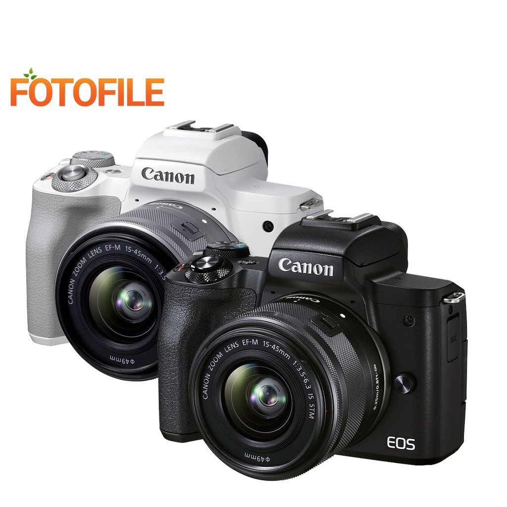 Canon กล้อง EOS M50 Mark II (EF-M15-45mm f/3.5-6.3 IS STM) ประกันศูนย์ไทย