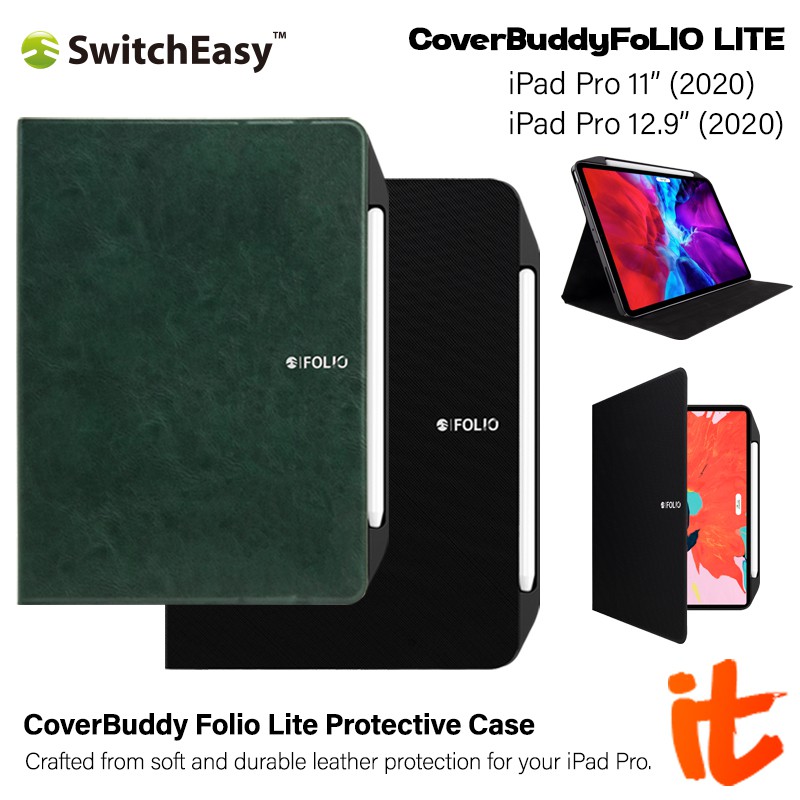 Switcheasy 2020 CoverBuddy Folio Lite เคสไอแพด เคสฝาพับ iPad for Apple iPad Pro 11 (2020) / iPad Pro 12.9 (2020)