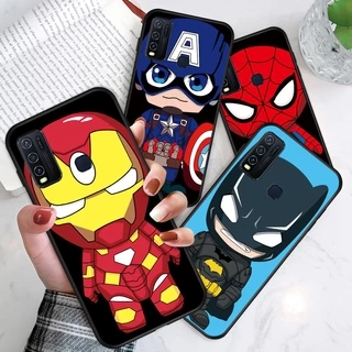 สำหรับ Infinix Zero 8 8i Hot 10 Smart 5 Tecno Spark 5 Pro Cartoon Marvel Soft TPU Phone Case Ironman Cover Captain America Phone Cases Batman Spider Man Casing เคสโทรศัพท์ เคสมือถือ เคสซิลิโคน