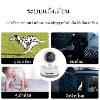 WIFI กล้อง IP Camera กล้องวงจรปิดไร้สาย Full HD 5MP IP Camera ล้านพิกเซล ช่องอินฟราเรด APP：FNKvision
