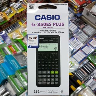 โฉมใหม่ Casio Fx350ES PLUS รุ่น2  เครื่องคิดเลขวิทยาศาสตร์ ของแท้ รับประกัน2ปีจากCMG