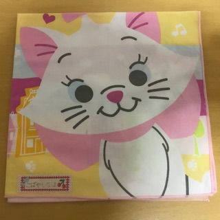 ผ้าเช็ดหน้า ลายการ์ตูน แมว Marie ดิสนีย์ disney