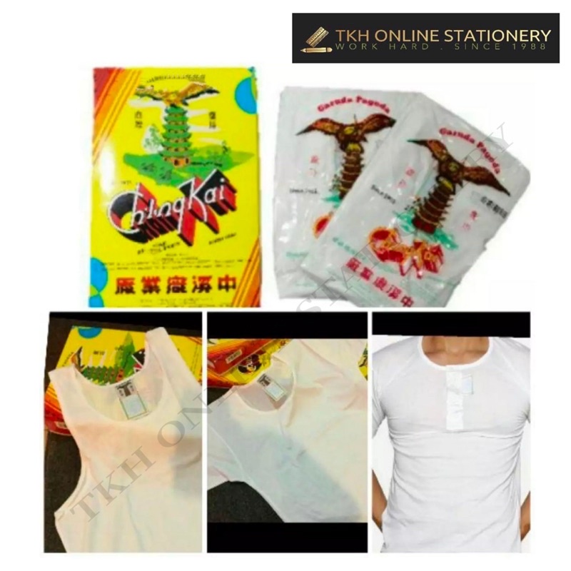 Pagoda Tshirt Chungkai Brand/ Pagoda Singlet/ Pagoda Button/ Paguda Roundneck