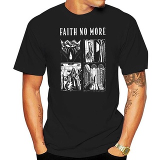 เสื้อยืดผ้าฝ้ายพิมพ์ลายแฟชั่น Faith NO MORE- เสื้อยืด ลายวงร็อคอเมริกา ไซซ์ ถึง 4xl