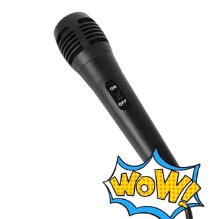 ไมค์พร้อมสาย ไมโครโฟน ร้องเพลง/ร้อง คาราโอเกะ Professional Dynamic Micropho มีน้ำหักเบาใช้งานง่าย