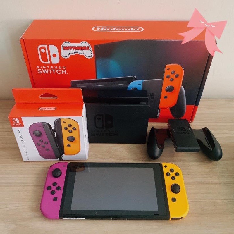 Nintendo Switch รุ่นกล่องแดงแบตอึด มือสอง สวยๆ