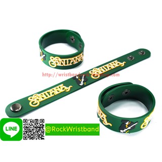 SANTANA ขายริสแบนด์  SNA367NA Wristband สายรัดข้อมือวงร็อค