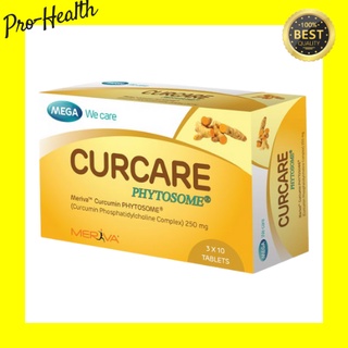 Mega Curcare Phytosome 30เม็ด เมก้า เคอแคร์ สารสกัดขมิ้นชัน